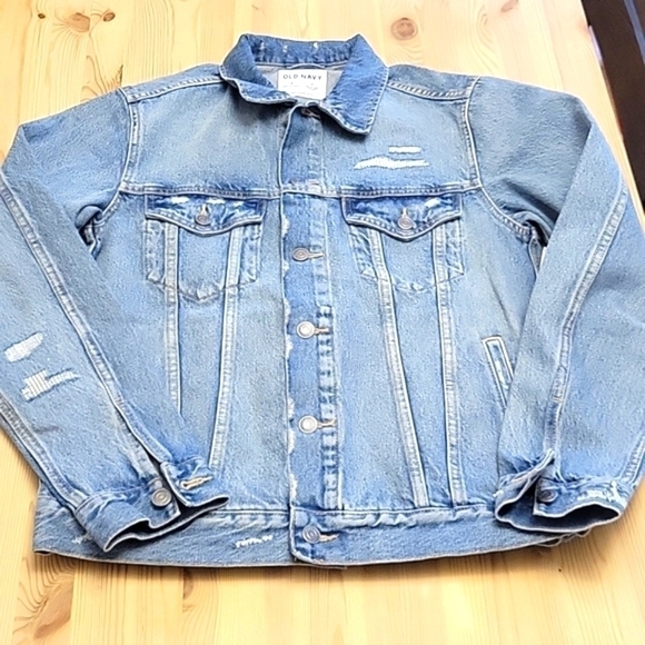NWT OLD NAVY Jean Jacket US S - Picture 1 of 7